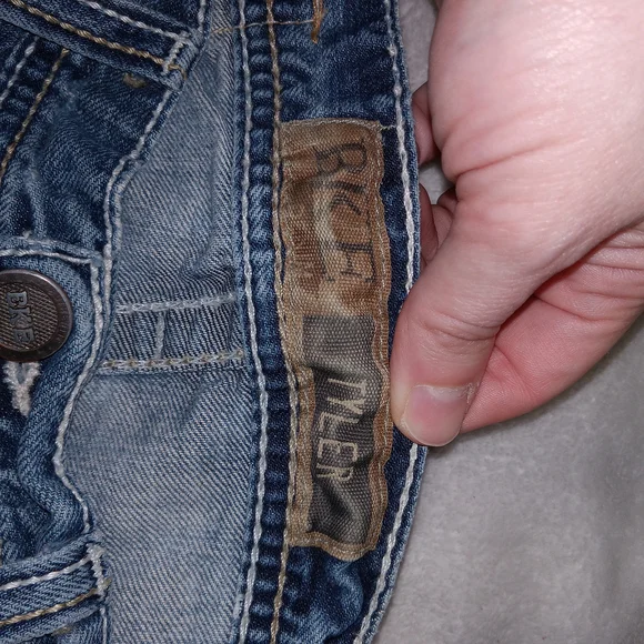 Vintage Buckle BKE Jeans Mens 32 X 32 Tyler Boot Cut Distressed Medium Wash Y2K - Picture 8 of 15